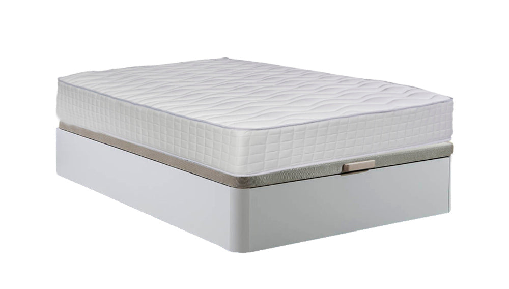 Cama Canape Abatible Blanco 90x190cm + Colchon