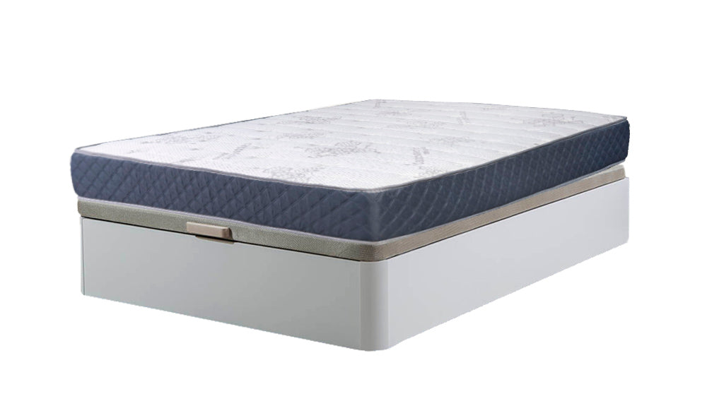 Cama Canape Abatible Blanco 135x190cm + Colchon