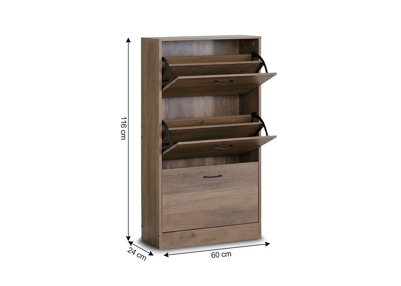 Zapatero 3 Puertas Nancy 116cm