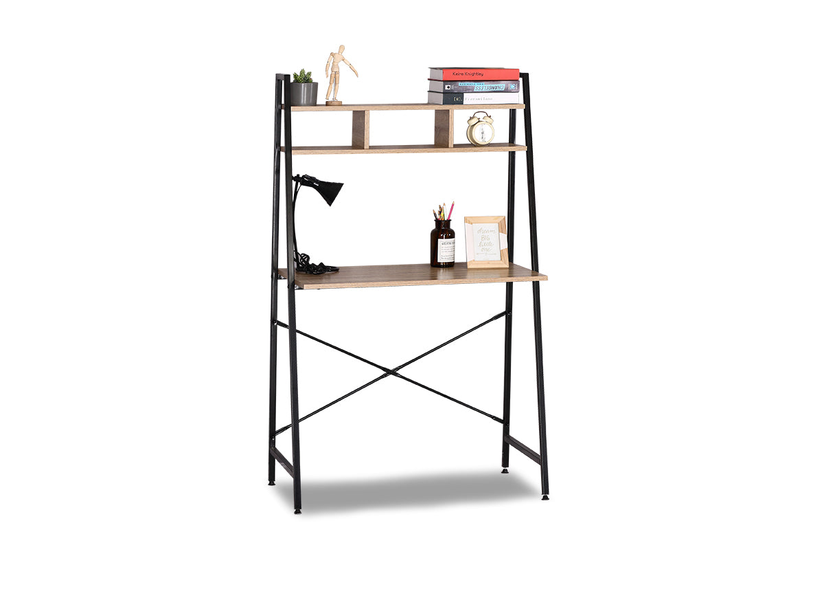 Escritorio Estilo Industrial Nancy con Estante