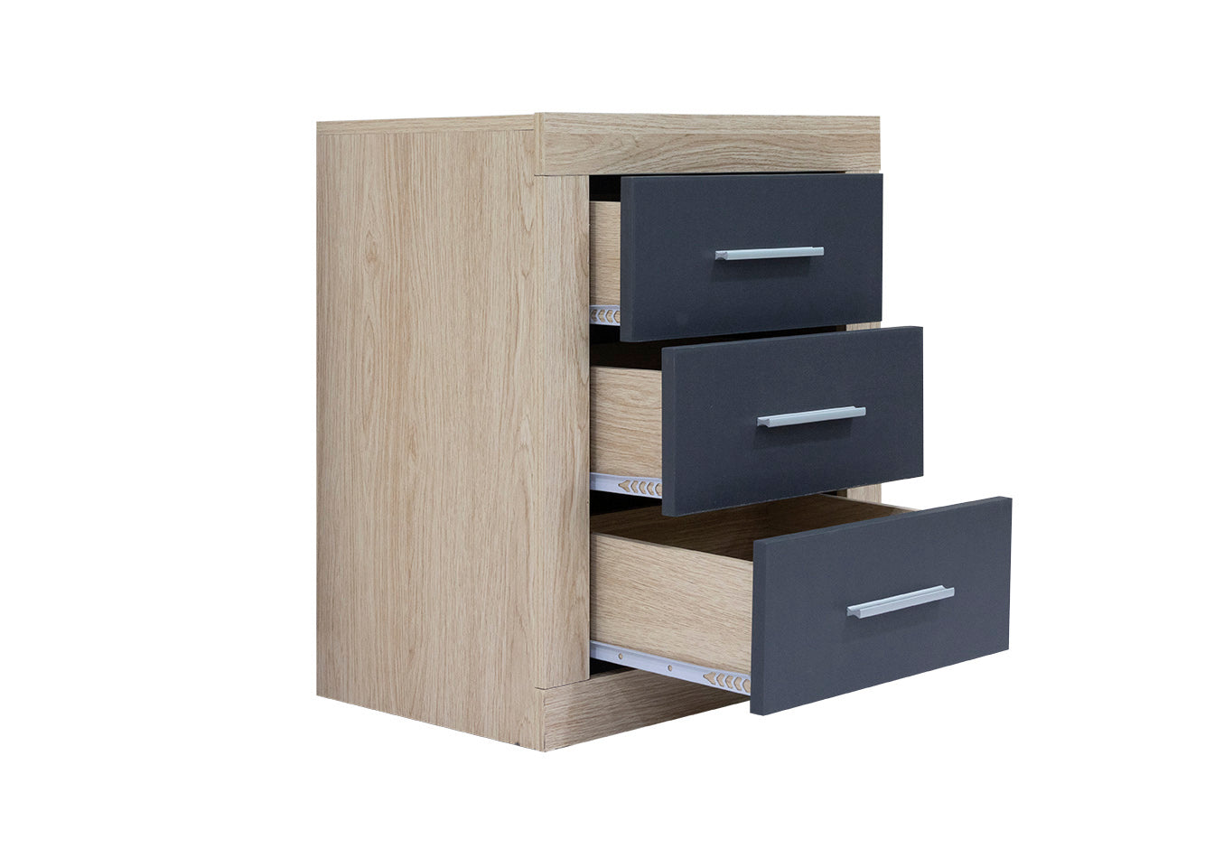 Mesita de Noche Kiara 3 Cajones