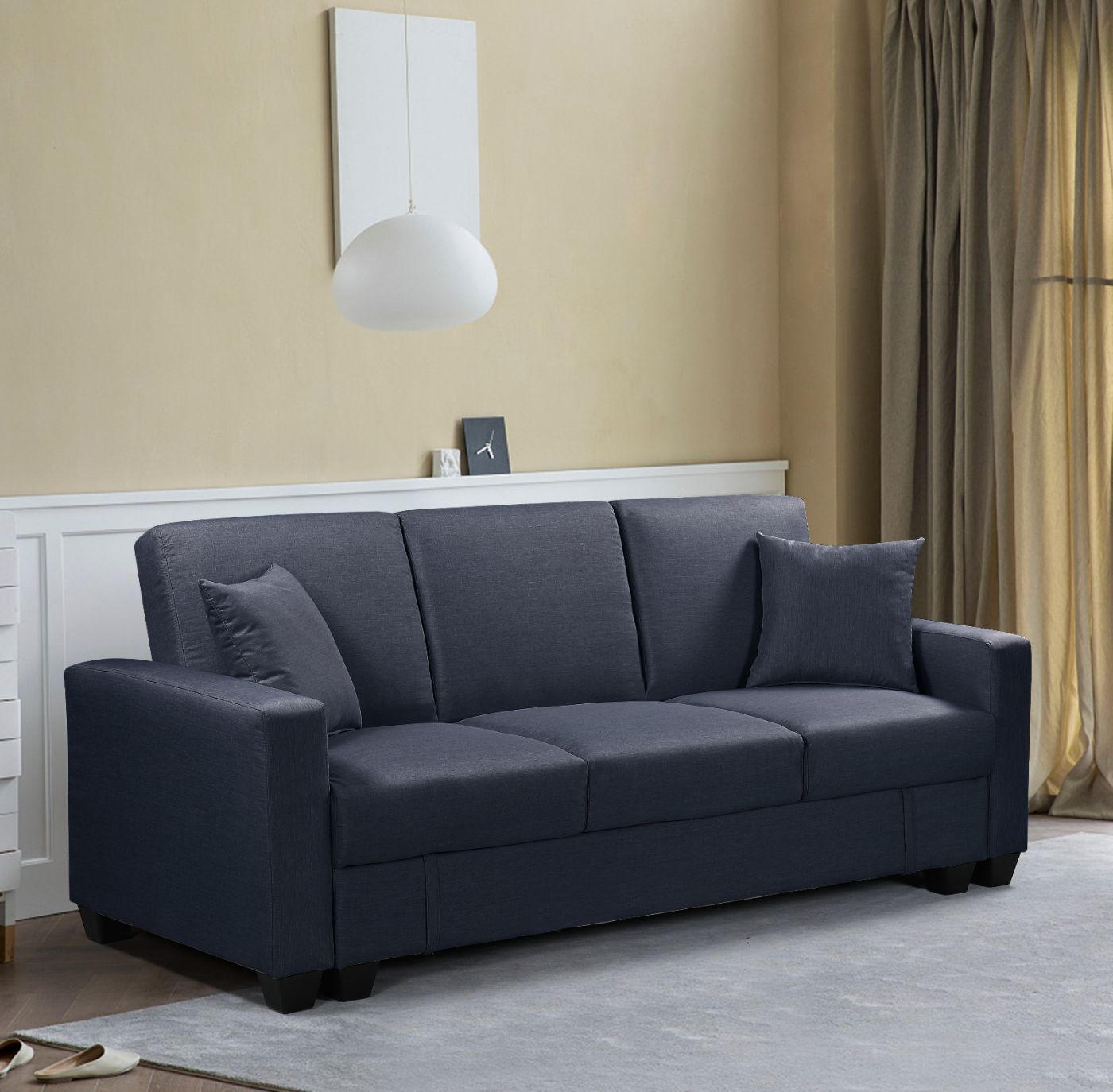 Sofa Cama Keyla 210cm, con Arcon
