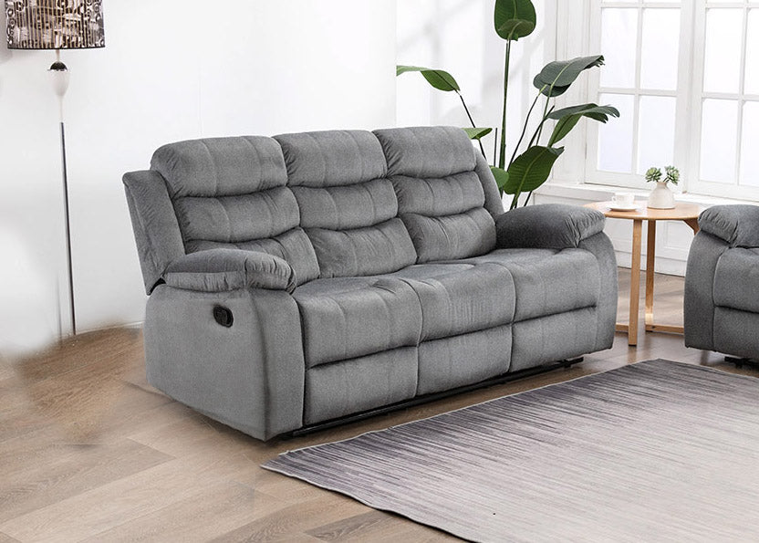 Sofa Reclinable Manual Houston 3 Plazas