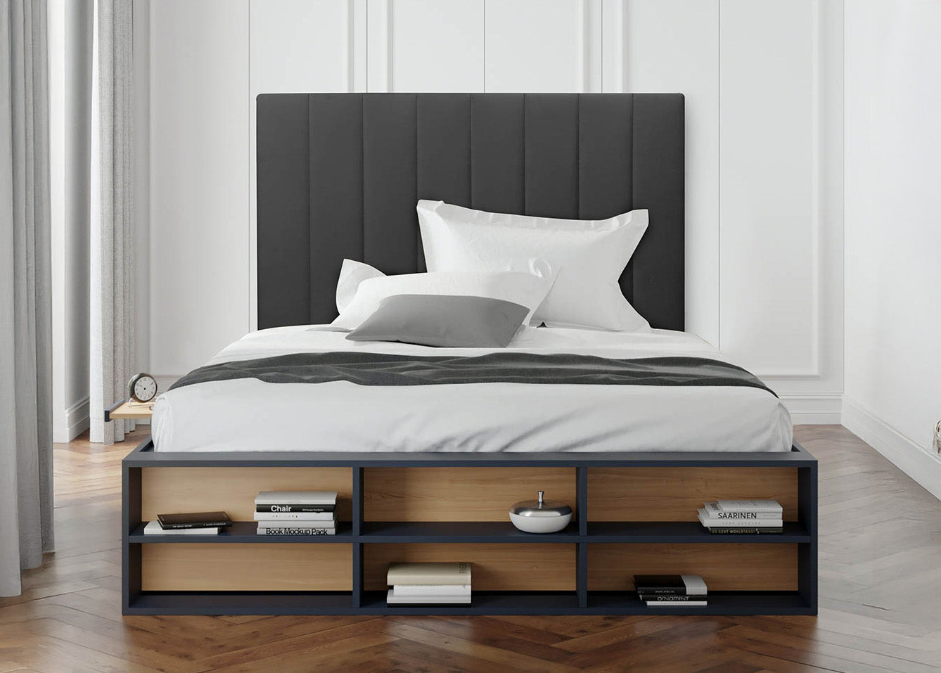 New York Cabecero de Cama. Polipiel. Alto: 130 cm (para 135 o 150)