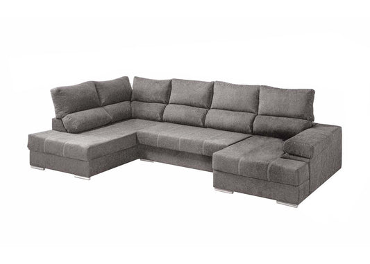 Mega Sofa Cama Chaise Longue Rinconera Italia 345cm