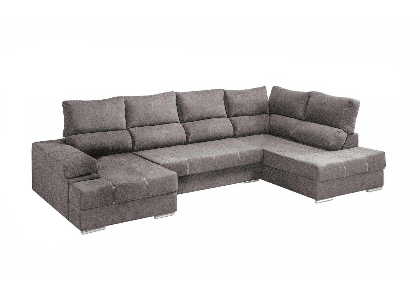 Mega Sofa Cama Chaise Longue Rinconera Italia 315cm