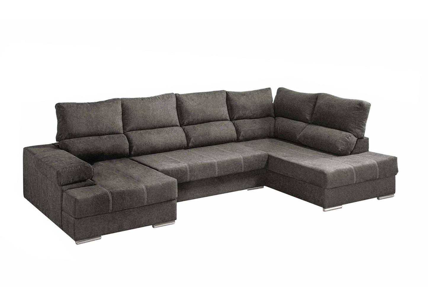 Mega Sofa Cama Chaise Longue Rinconera Italia 315cm