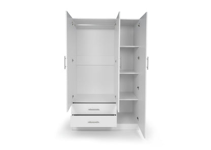 Armario de Dormitorio 3 Puertas W, con Espejo