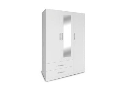 Armario de Dormitorio 3 Puertas W, con Espejo