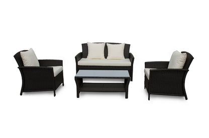 Sofa Newport + 2 Sillones + Mesa de Ratan PE. Muebles de Jardin y Terraza