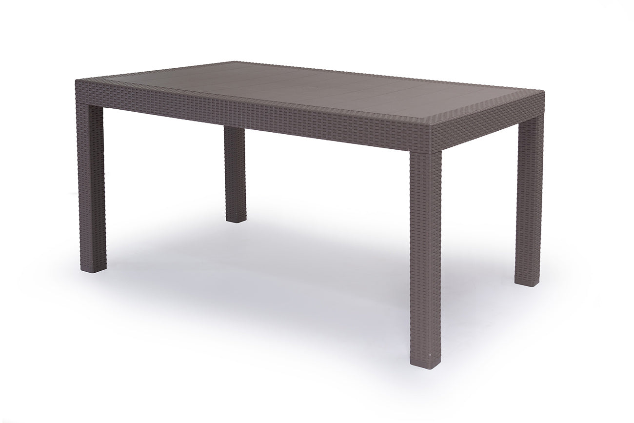 Mesa + 6 Sillas en Ratan Sintetico. Muebles de Jardin y Terraza