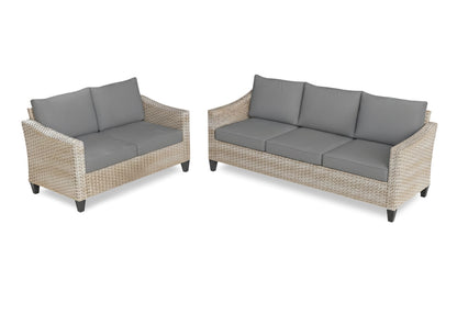 Set de Exterior Sanstar, Sofa 3+2 en Ratan PE. Muebles de Jardin y Terraza