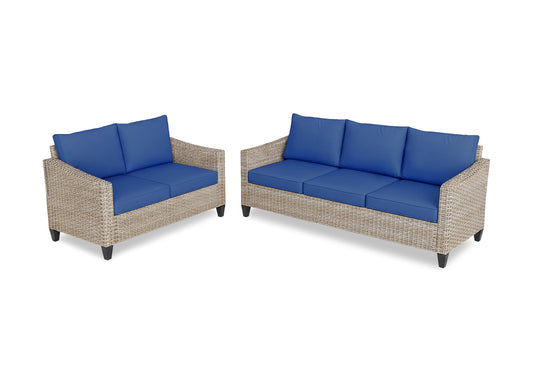 Set de Exterior, Sofa 3+2 Sanstar en Ratan PE. Muebles de Jardin y Terraza