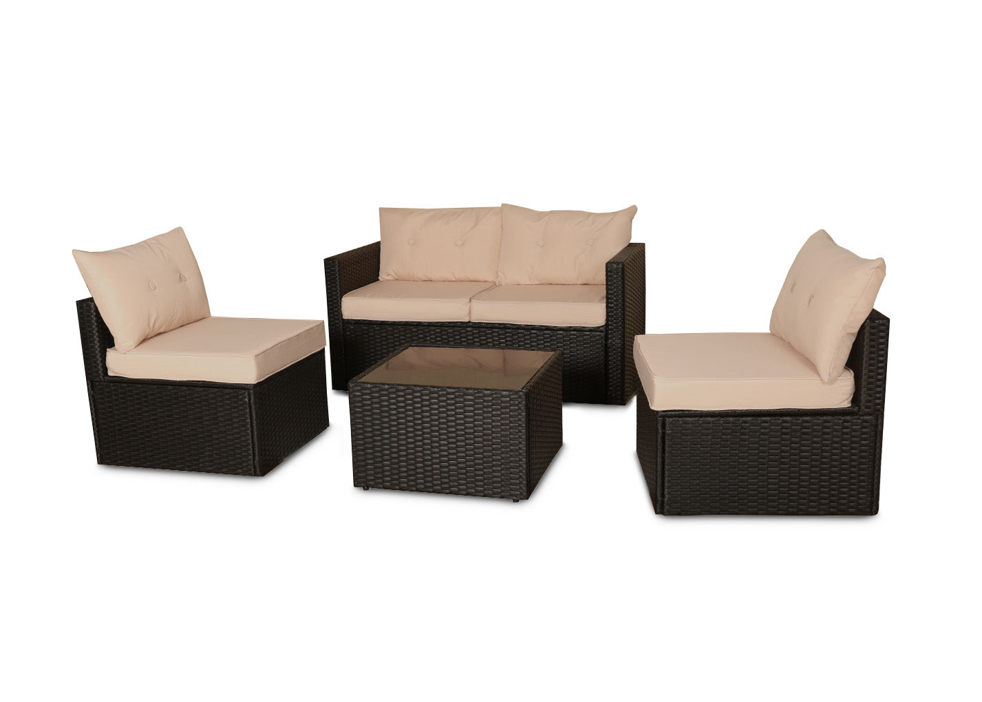 Sofa Ulibarri + 2 Sillones + Mesa de Ratan PE. Muebles de Jardin y Terraza
