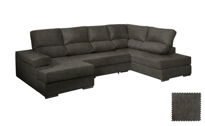 Mega Sofa Cama Chaise Longue Rinconera Italia 315cm