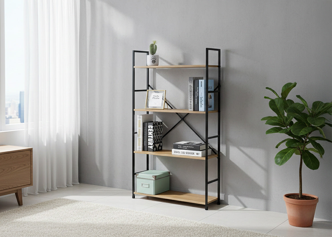Estanteria Alta Nancy Estilo Industrial 112cm