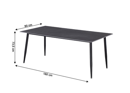 Mesa de Comedor 180cm + 6 Sillas Nordic