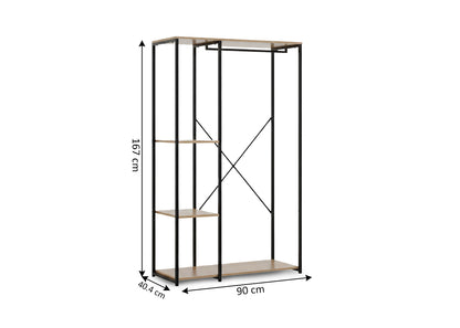 Armario Vestidor Abierto Nancy Diseño Industrial