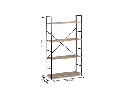 Estanteria Alta Nancy Estilo Industrial 112cm