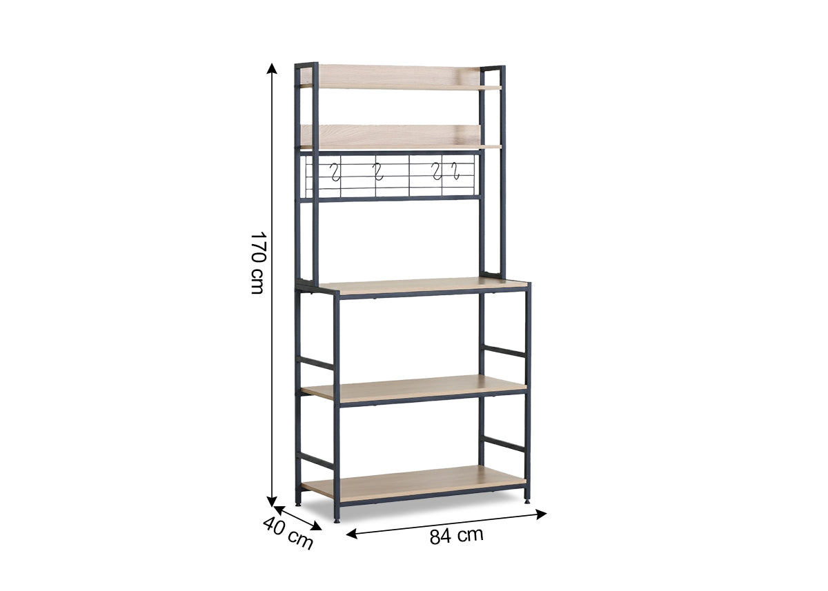 Estanteria Cocina Nancy Diseño Industrial 170cm