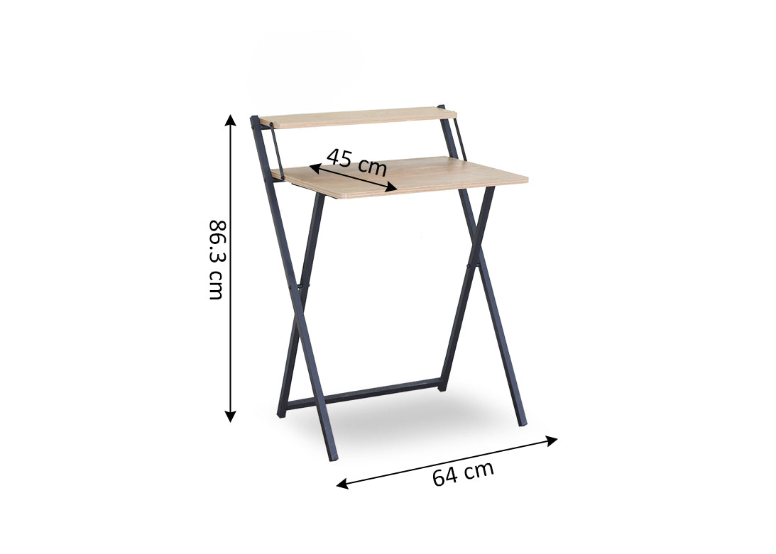 Escritorio Nancy Estilo Industrial Estante Superior