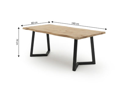 Mesa de Comedor o Cocina Estilo Industrial Tea 140cm