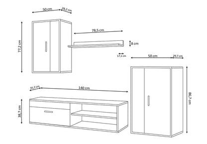 Conjunto Muebles de Salon Eco