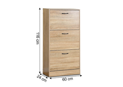 Zapatero Nancy 116cm 3 Puertas