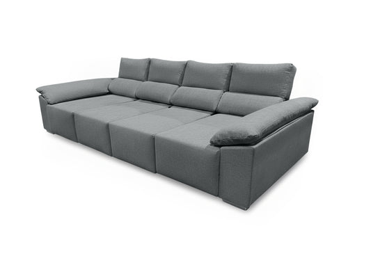 Mega Sofa Cama Barcelona Chaise Longue con Arcon, 335cm