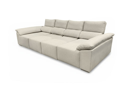 Mega Sofa Cama Chaise Longue Barcelona con Arcon, 335cm