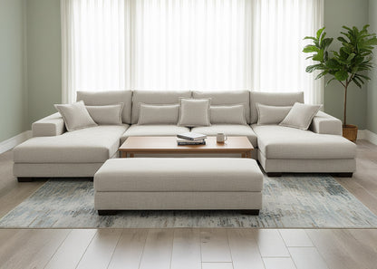 Mega Sofa Cama Chaise Longue Rinconera Kim 368cm