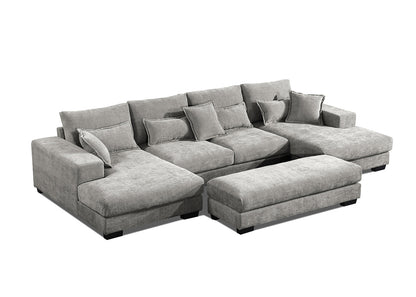 Mega Sofa Cama Chaise Longue Rinconera Kim 368cm