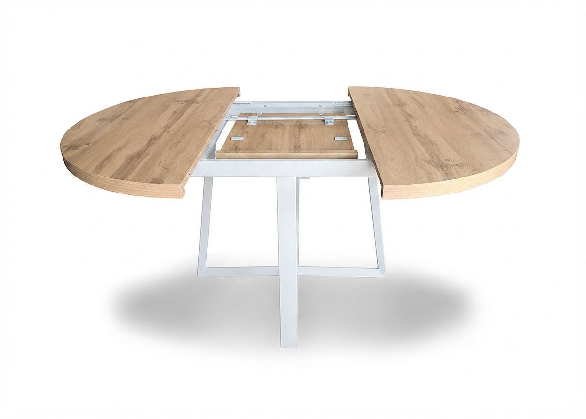 Mesa Redonda Extensible de Comedor 160cm