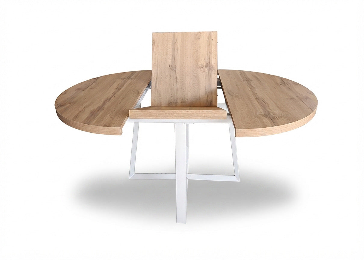 Mesa Redonda Extensible de Comedor 160cm