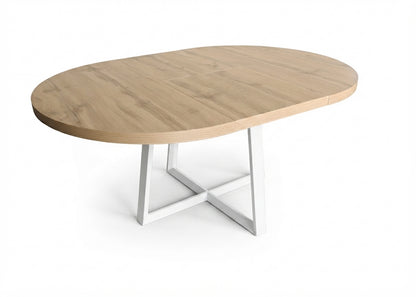 Mesa Redonda Extensible de Comedor 160cm