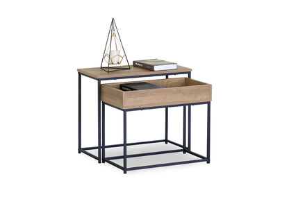 Mesa Auxiliar Nido Nancy Estilo Industrial