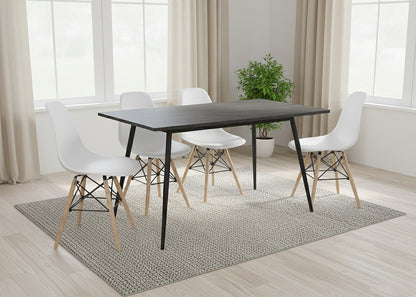 Mesa de Comedor 180cm + 4 Sillas Estilo Nordico