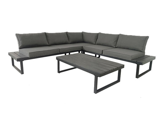 Sofa Rinconera Tahiti + Mesa. Muebles de Jardin y Terraza