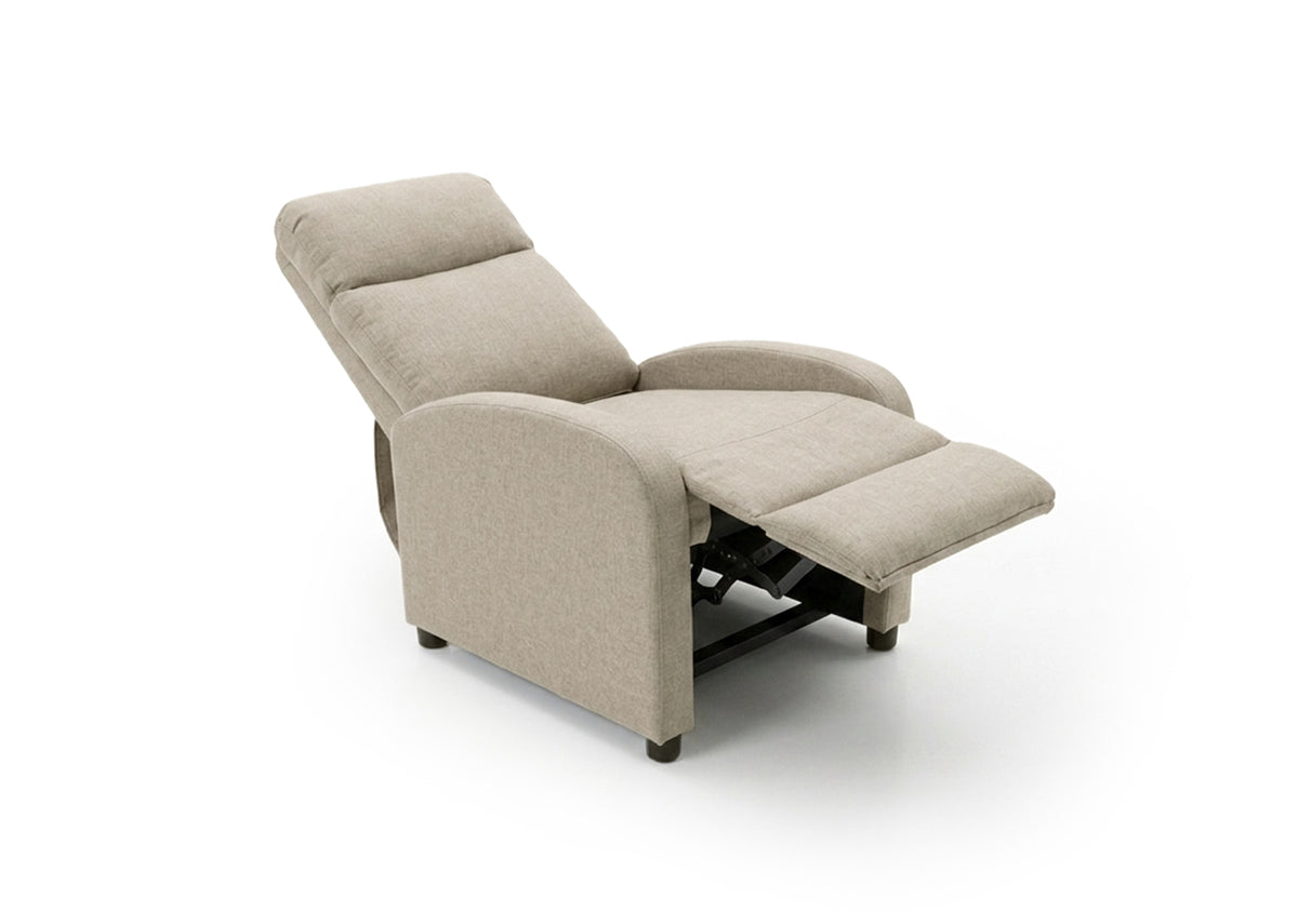 Sillon Reclinable Ellie 1 Plaza Marron