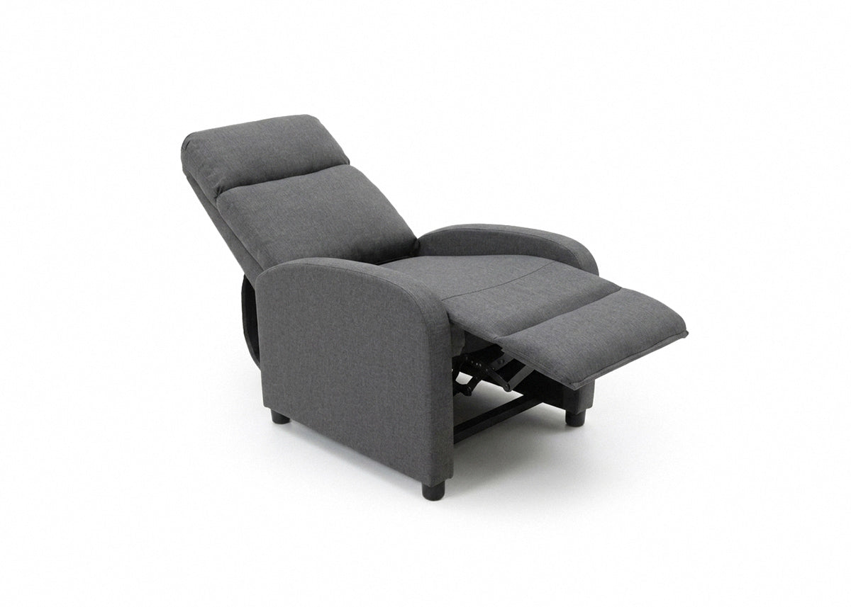 Sillon Reclinable Ellie 1 Plaza Gris