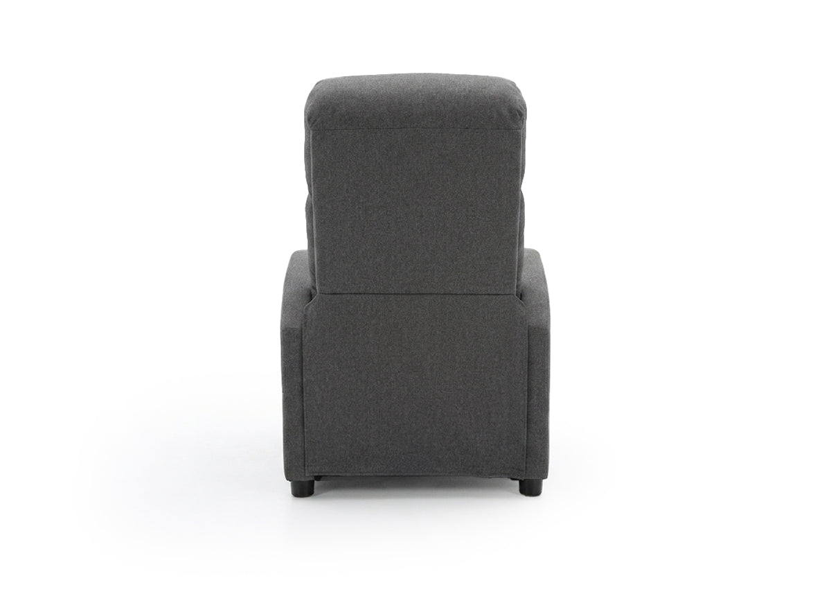Sillon Reclinable Ellie 1 Plaza Gris