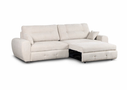 Sofa Chaise Longue con Arcon Lila Beige 270cm
