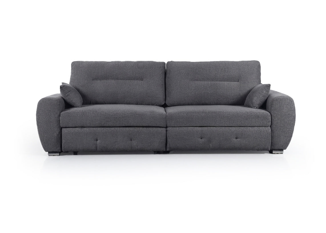 Sofa Chaise Longue con Arcon Lila Gris 270cm