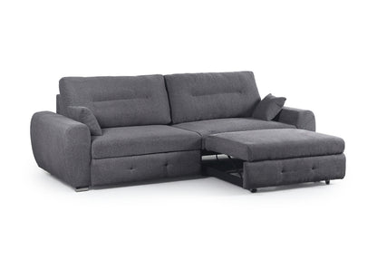Sofa Chaise Longue con Arcon Lila Gris 270cm