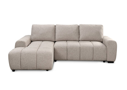 Sofa Cama Chaise Longue Nuvola Beige con Arcon 258cm