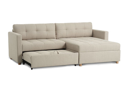 Sofa Cama Chaise Longue Reversible Indigo con Arcon 220cm