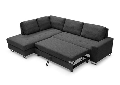 Sofa Cama Rinconera Febe 242cm. Chaise Longue, con Arcon