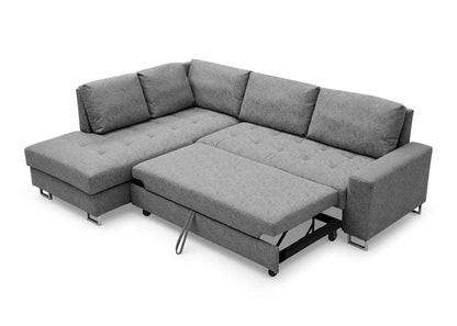 Sofa Cama Rinconera Febe 242cm. Chaise Longue, con Arcon