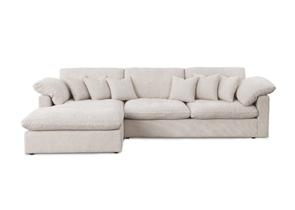 Sofa Chaise Longue Abbi Beige 300cm