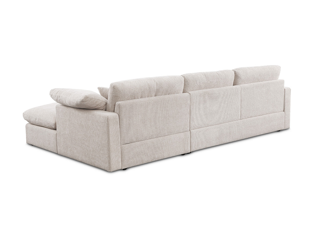 Sofa Chaise Longue Abbi Beige 300cm
